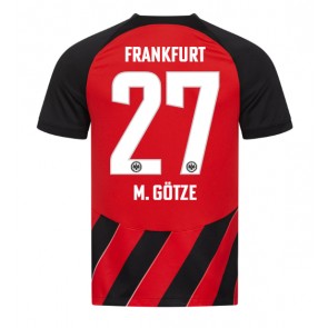 Eintracht Frankfurt Mario Gotze #27 Hjemmebanetrøje 2023-24 Kort ærmer